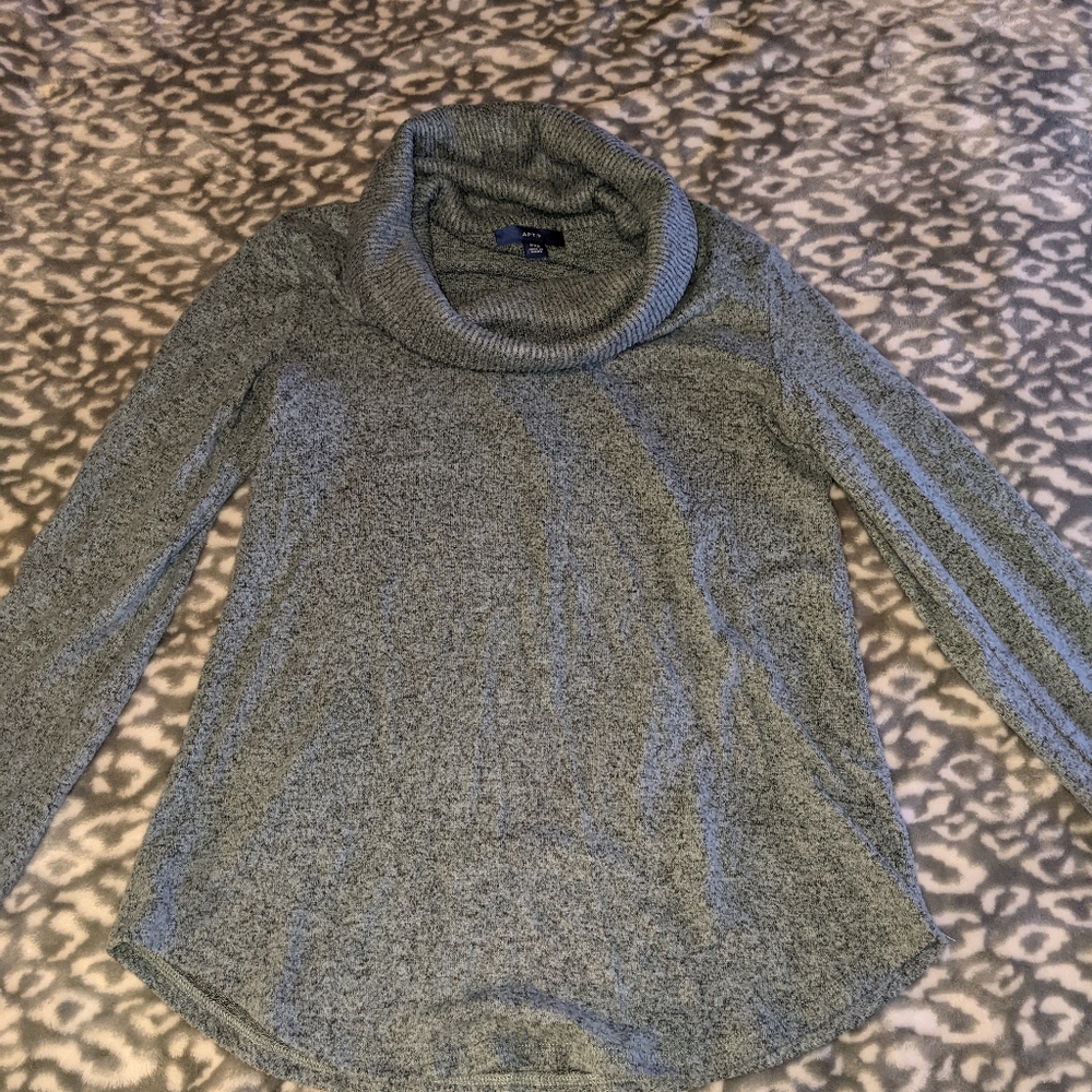 cowl neck sweater